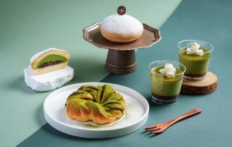 The Nine｜抹茶紅豆波士頓 抹茶紅豆奶酪